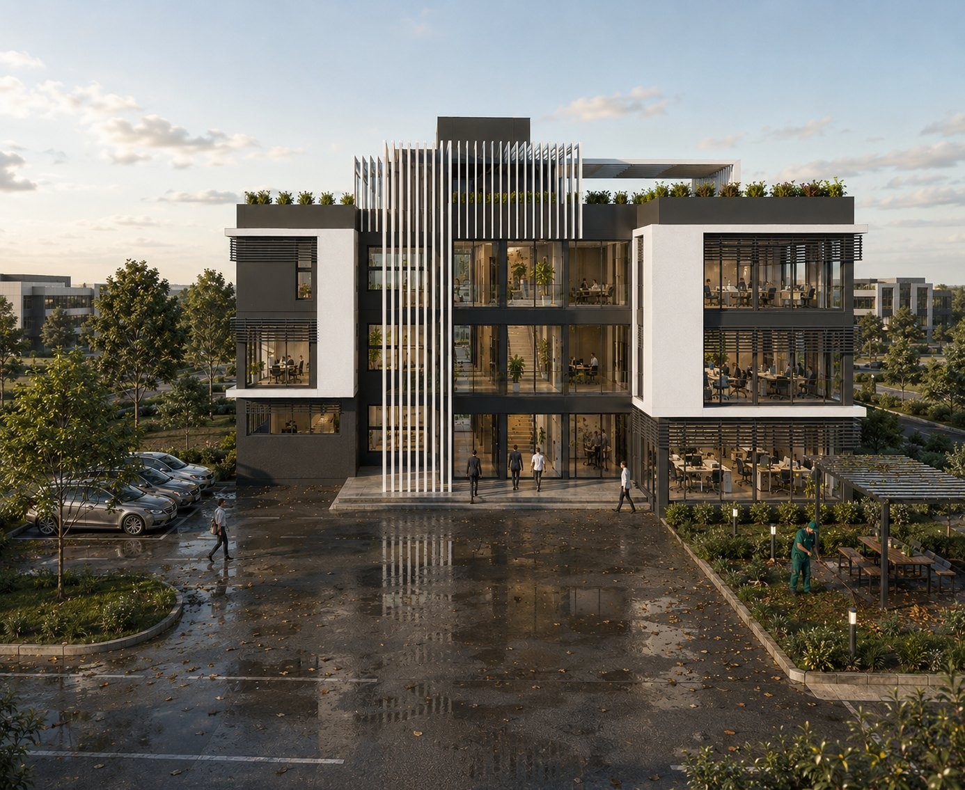 Ashwick Office · Front façade