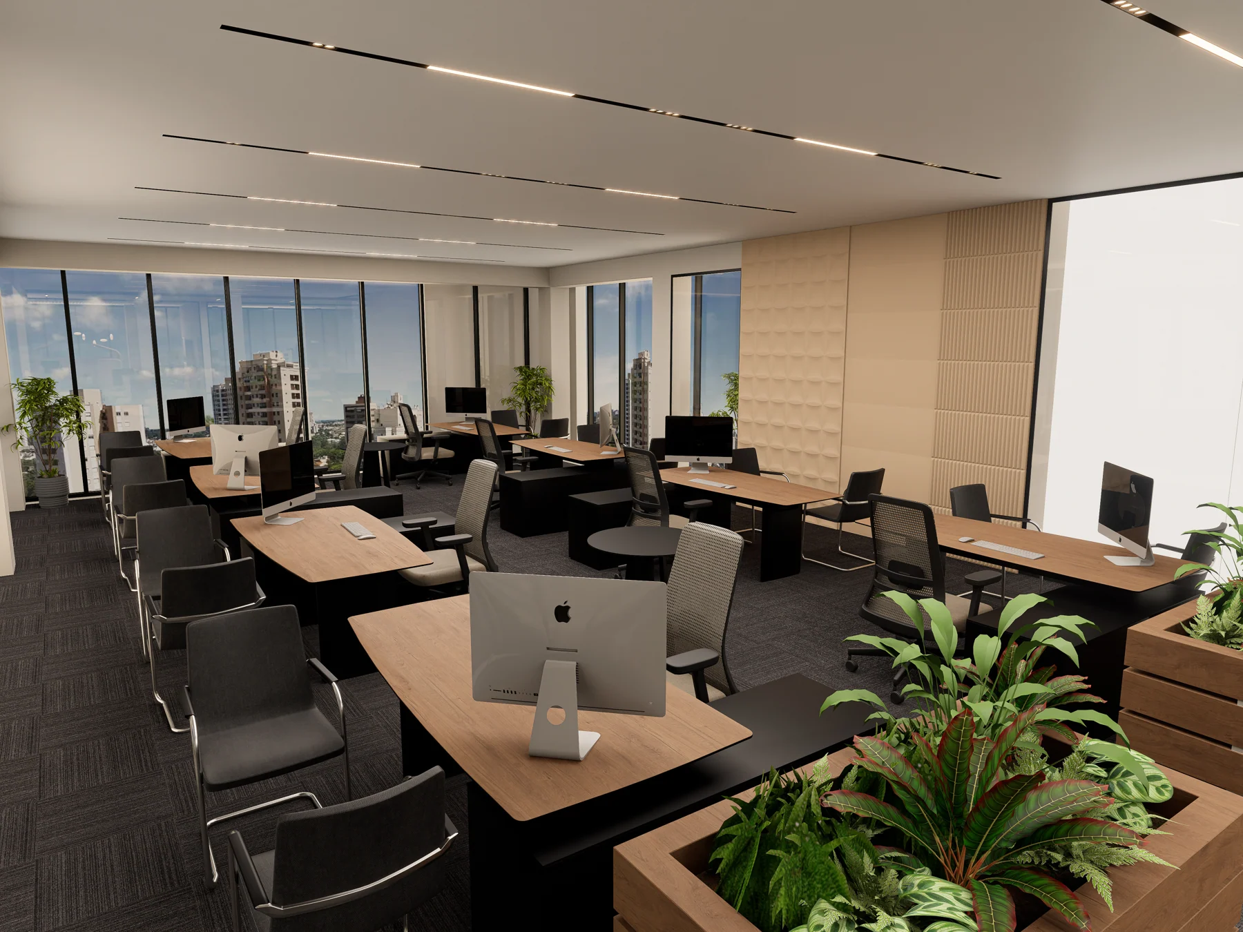 Staff workstations